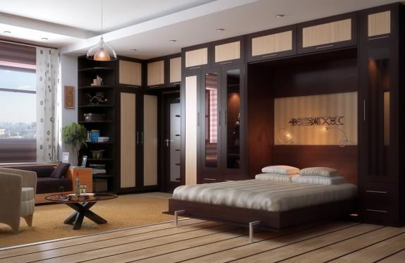 Salon design avec lit relevable