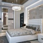 Chambre à coucher design salon moderne