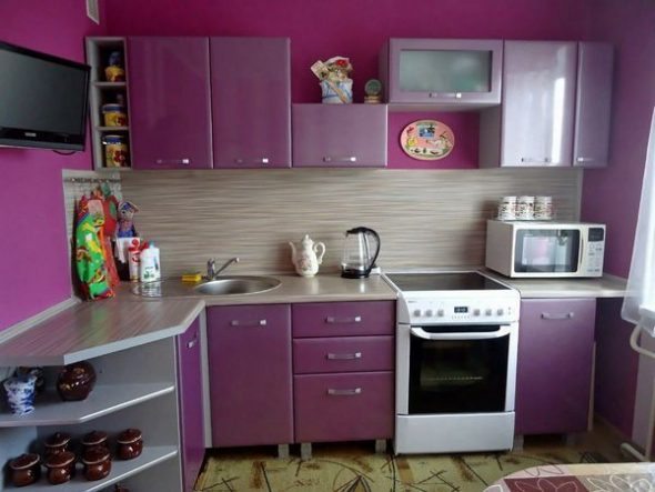 Set de cuisine violet