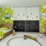 Le mobilier de la chambre des enfants est confortable et sûr.