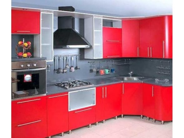 couleur rouge pour set de cuisine