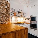 comptoir de cuisine en bois