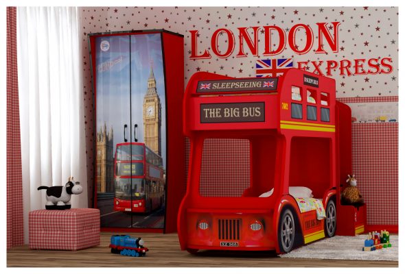 Lits superposés-bus London (Red River)