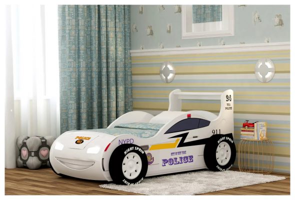 voiture de police lit