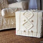 couvertures de meubles tricotés