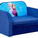 Canapé-lit pour enfant avec coffre de rangement
