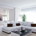 mobilier blanc dans des styles modernes