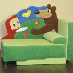Canapé pour enfants Macha et l'ours