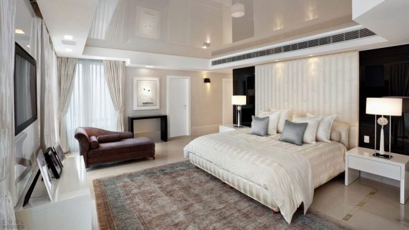 chambre design avec un lit