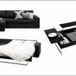 Table de canapé-lit de meubles-transformateur