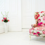 Chaise anglaise rose