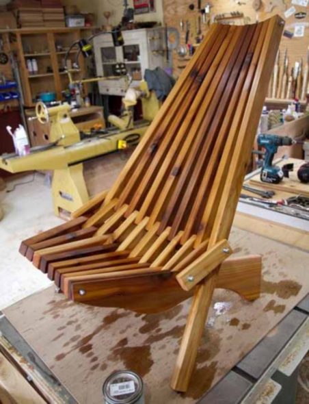 kerusi kayu asal