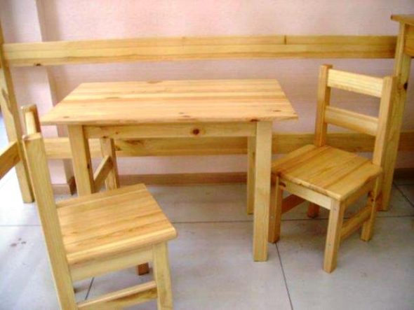 buat meja dan kerusi kayu lakukan sendiri lebih mudah