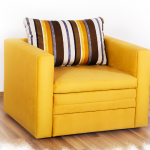 fauteuil-lit jaune