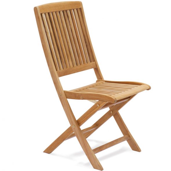 Chaise en bois sans accoudoir rabattable