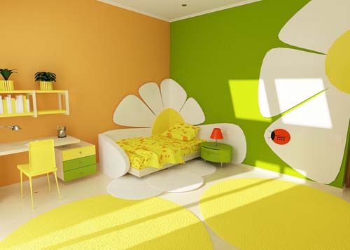 Design lumineux chambre des enfants