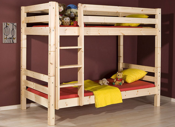 lits superposés pour enfants en pin