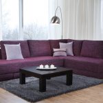 canapé-lit violet