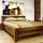 matériau du lit en bois