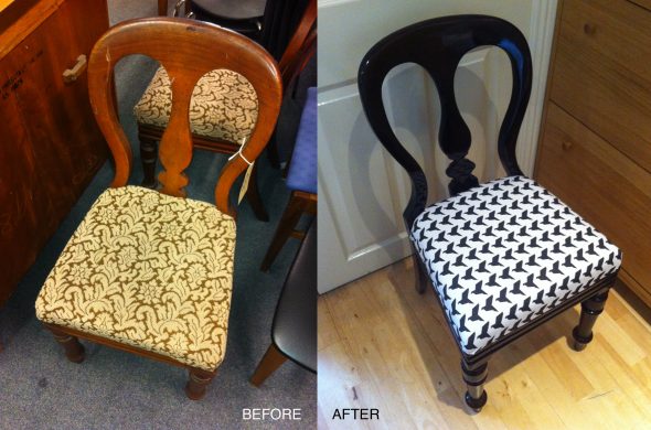 chaise avant et après