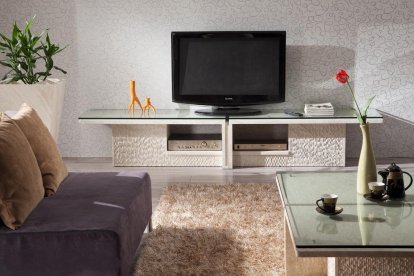 meuble TV en pierre