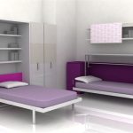 Chambre pour adolescents avec lits transformateurs