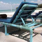 Chaise longue pliante pour la plage