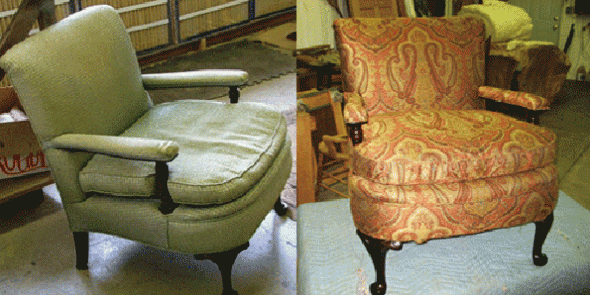 Restauration et rénovation de meubles rembourrés