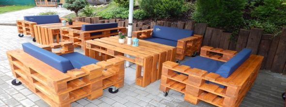 faire des meubles pour le jardin de matériaux en bois