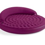 Canapé violet rond gonflable
