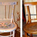 Ancienne et nouvelle version d'une chaise