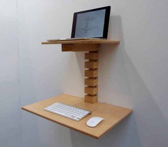 Table en bois design avec