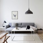 Petit salon fonctionnel dans un style minimaliste.
