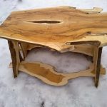 Table de planches faite maison pour les gazebos