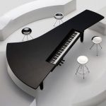 Table-piano pour un intérieur original