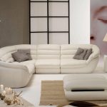 Canapé blanc pour le salon dans un style moderne