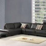 Sofa sectionnel en cuir