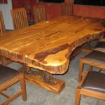 Plan de travail pour table de cuisine en bois naturel