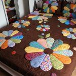 Couvre-lit camouflé à patchwork