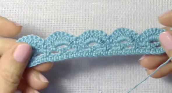 Simple bordure en crochet
