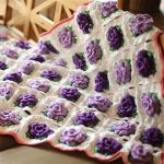 Crochet Floral Plaid