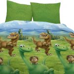 Parure de lit pour enfant Bon dinosaure