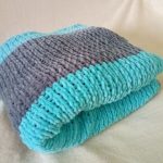 Plaid tricoté à la main pour enfants