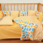 Parure de lit bilatérale pour enfants de couleur jaune