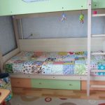 Couverture patchwork pour lit superposé d'enfant