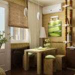 Conception de cuisine avec des meubles en bois