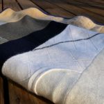 Couverture de couverture chaude simple de chandails de laine