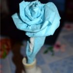 roses de serviettes faire vous-même photo design