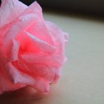 roses de photo de conception de serviettes en papier