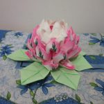 fleur de lotus d'idées de conception de serviettes